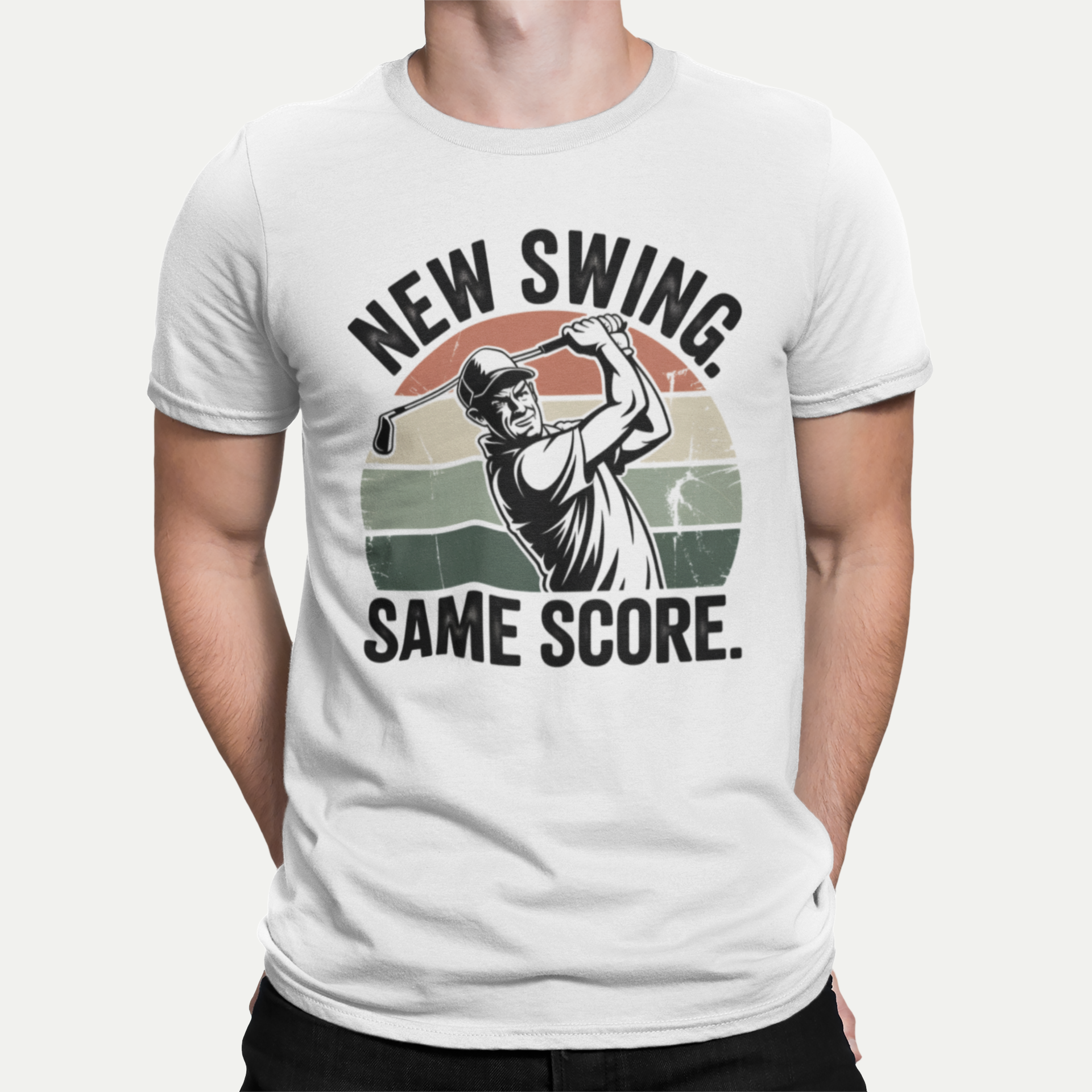 New Swing. Same Score. Golf T-Shirt